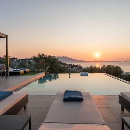 Villa Ekphrasis With Sea View And Jacuzzi Ravdhoukha Exterior photo
