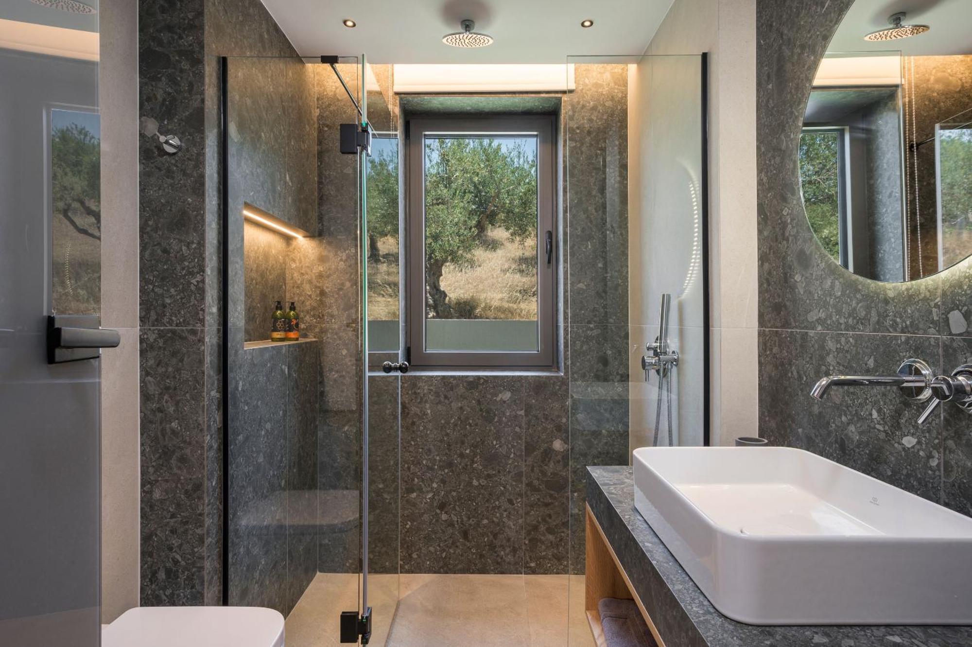 Villa Ekphrasis With Sea View And Jacuzzi Ravdhoukha Exterior photo