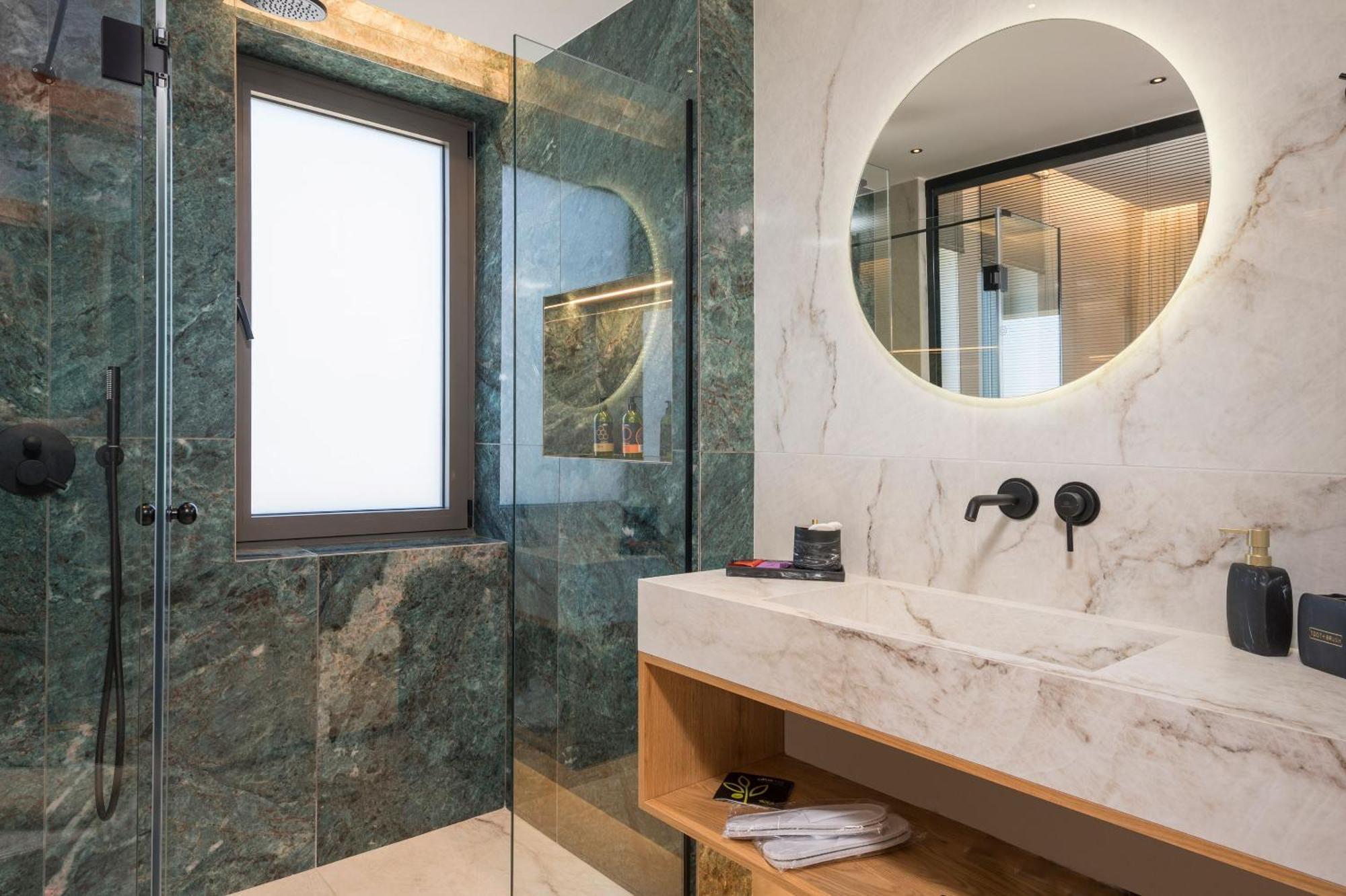 Villa Ekphrasis With Sea View And Jacuzzi Ravdhoukha Exterior photo